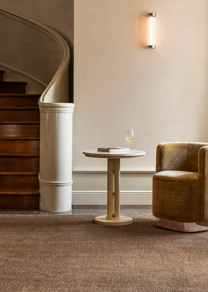 Layered Basket Weave Sisal vloerkleed in Brown