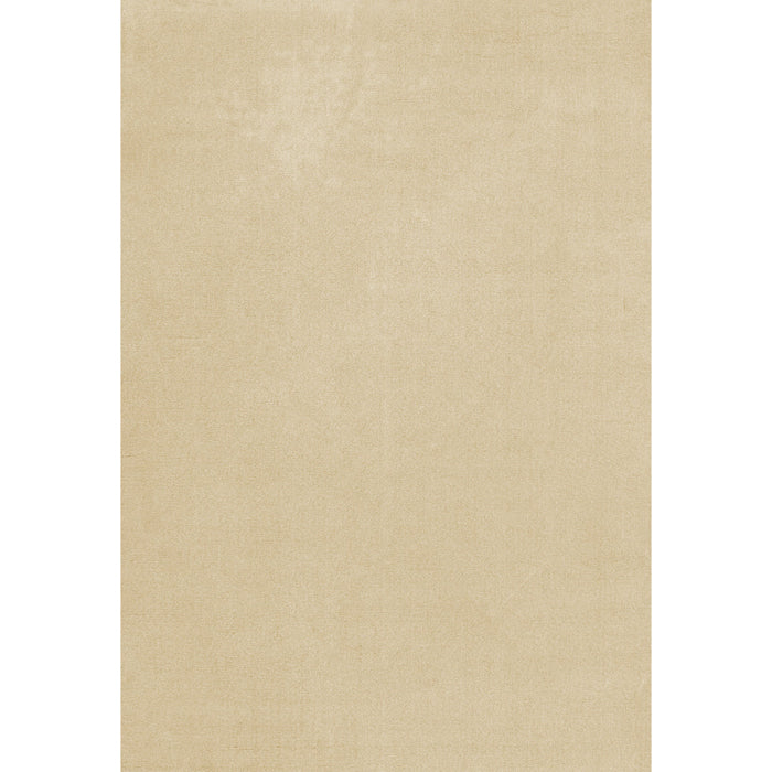 Layered Classic Solid Wool vloerkleed - Soft Yellow