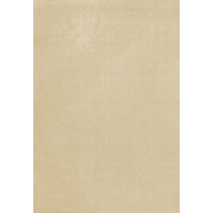 Layered Classic Solid Wool vloerkleed - Soft Yellow