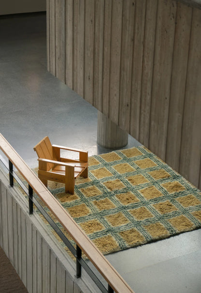 Layered Evelina Kroon Rya Wool vloerkleed Pergola sfeerbeeld 