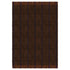 Layered Massproductions Cord  Wool Rug Blue Brown