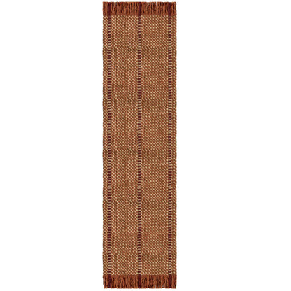 Layered Massproductions Cord Wool Runner  Burgundy Rust