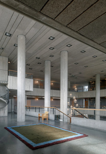 Layered Shaggy Edge Wool vloerkleed Eden