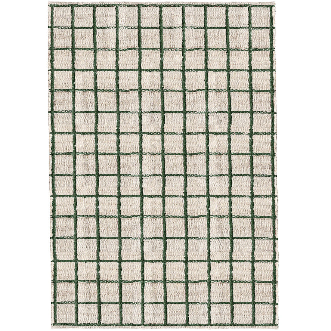 Layered Strata jute vloerkleed groen 