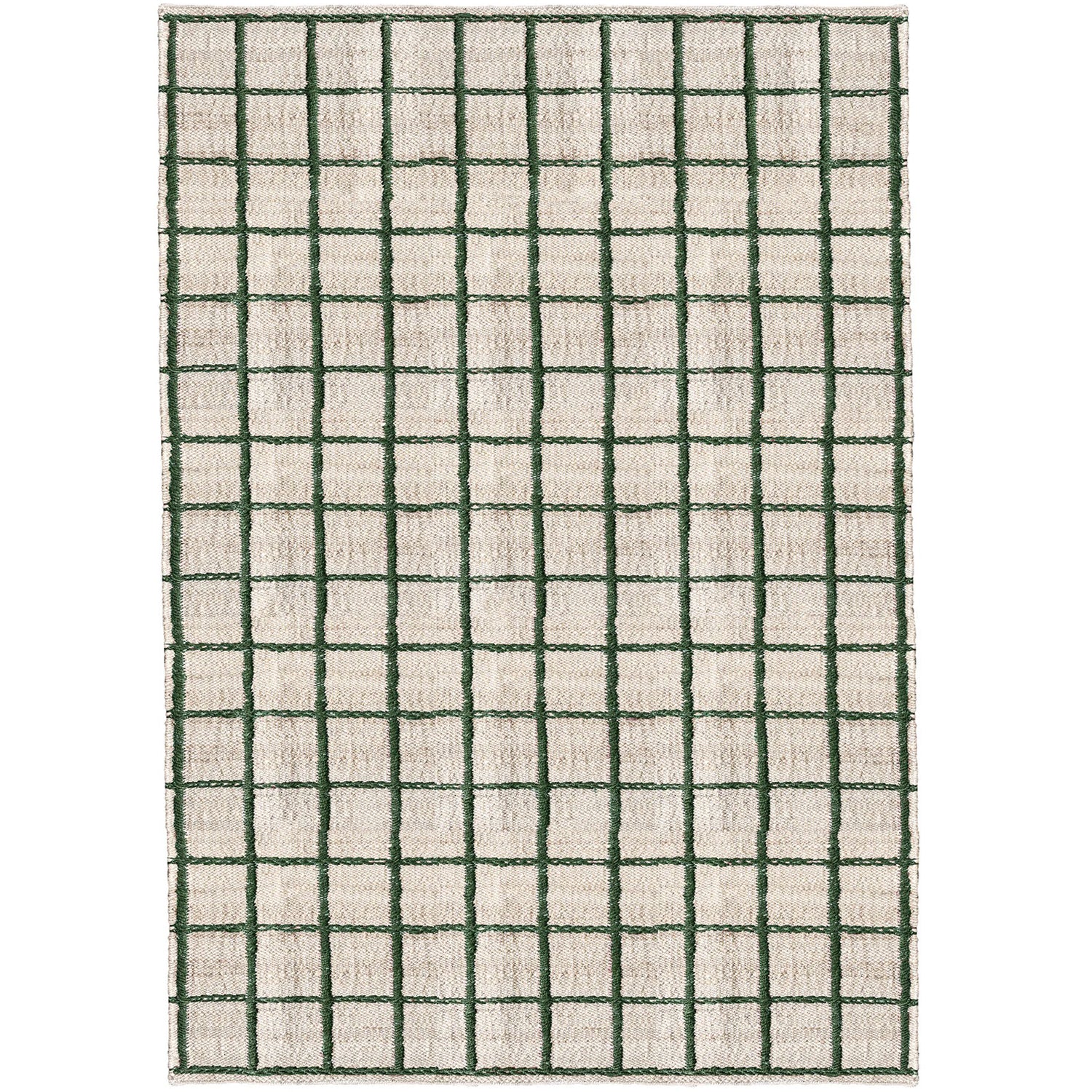 Layered Strata jute vloerkleed groen 