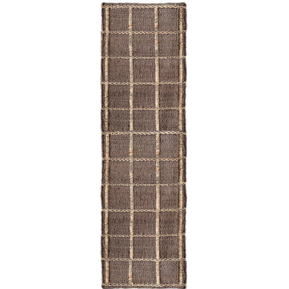 Layered Strata Jute runner in de kleur Brown 