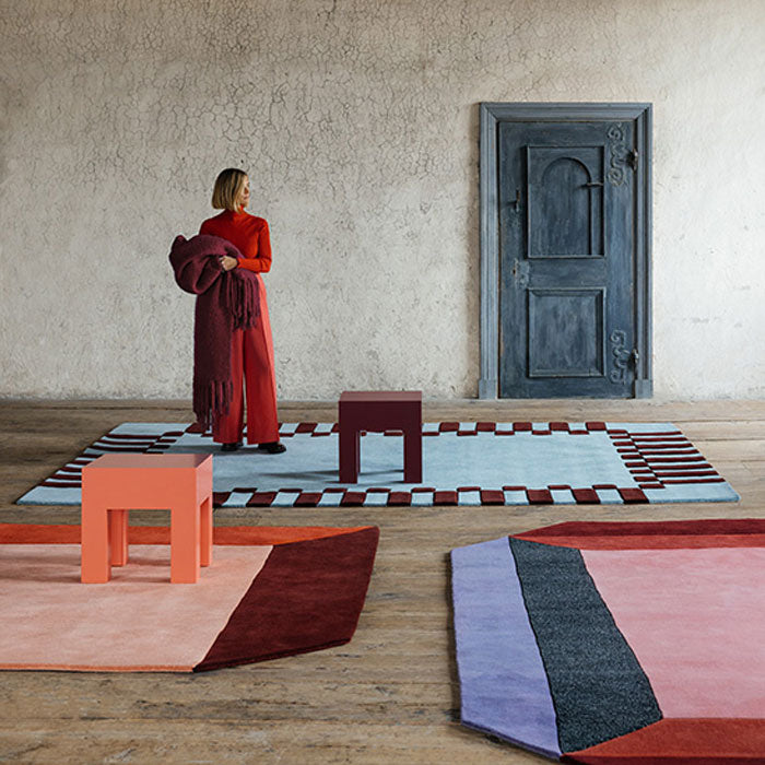 Layered Teklan Frame wool vloerkleed collectie