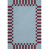 Teklan vloerkleed - Layered Teklan Frame wool vloerkleed Mullberry Sky