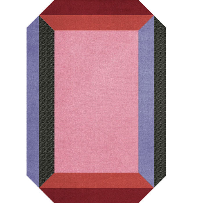 Layered Teklan Spectrum wool vloerkleed