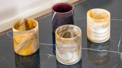 Ligne Roset Alba candle lamp – set van 4 waxinelichthouders