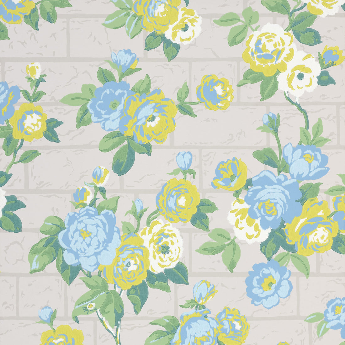 Little Greene behang Rose Garden - French Grey