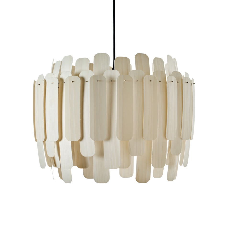 MARUJA LZF hanglamp hout ivory white