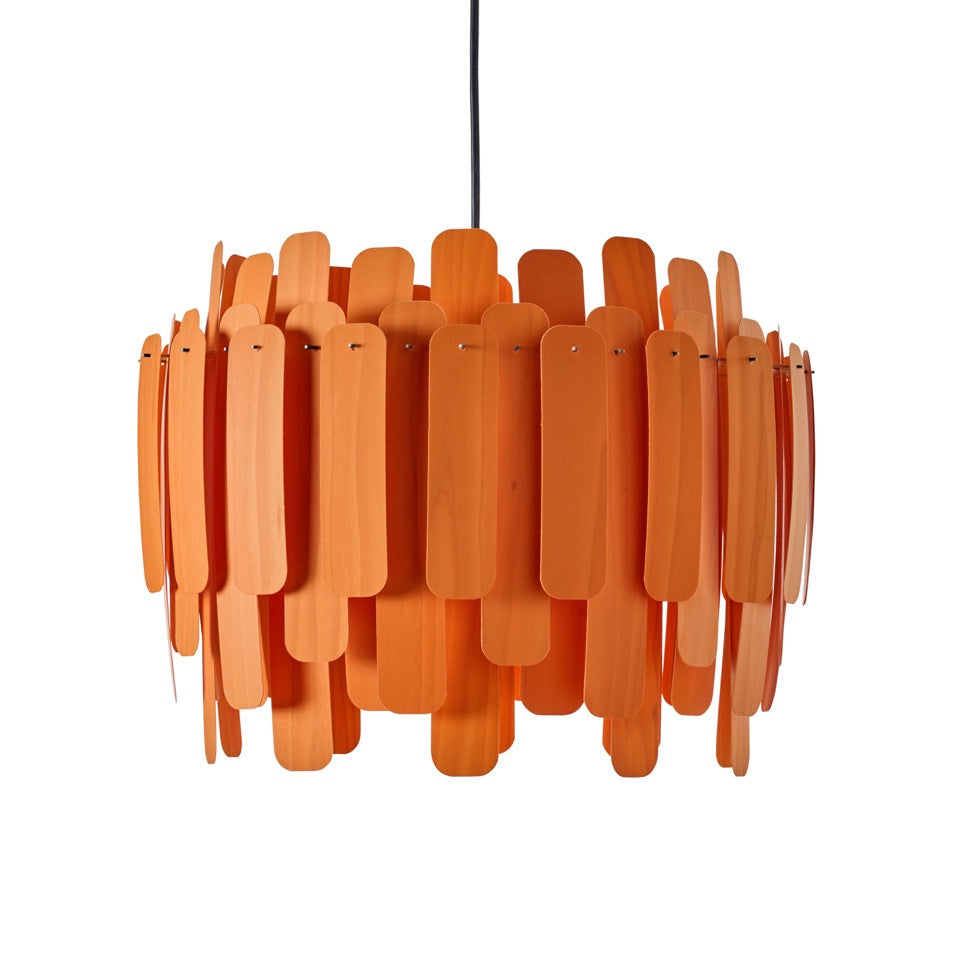 MARUJA LZF hanglamp hout oranje 