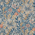 Morris and Co Golden Lily Blue behang MOW0168-01, patroon close-up Colours of Morris