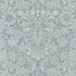 Morris and Co Sunflower Light Teal behang MOW0172-02, patroon close-up Colours of Morris