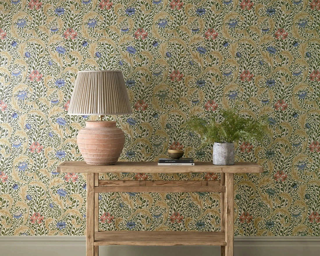 Morris and Co behang Wild Tulip &amp; Vine Multi 217576