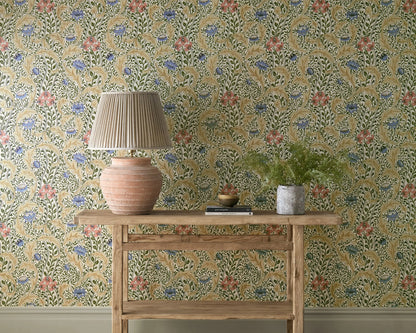 Morris and Co behang Wild Tulip &amp; Vine Multi 217576