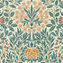 Morris and Co behang Daisy & Oak Powder Madder/Teal 217586
