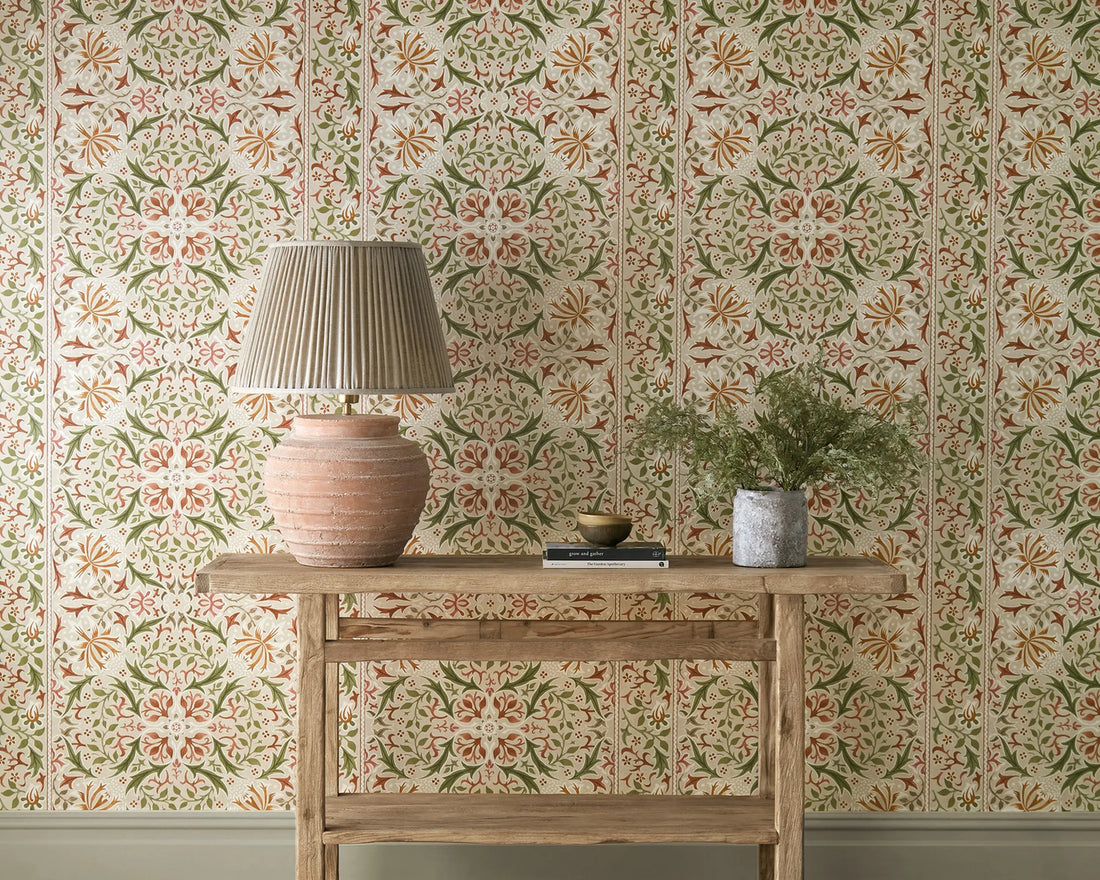 Morris and Co behang Walthamstow Rose/Nettle 217602