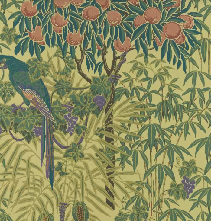 1838 Wallcoverings behang Macaw - Vivid Yellow 2311-167-03