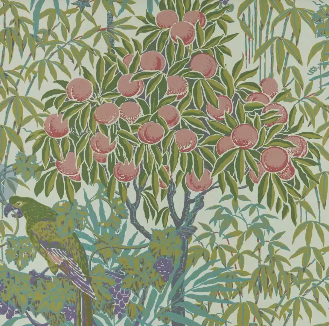 1838 Wallcoverings behang Macaw - Olive Green 2311-167-01