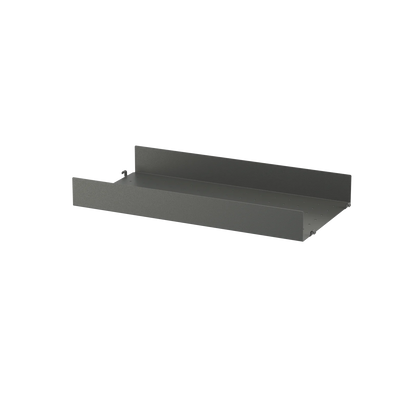 String metal shelf high edge 58 x 30