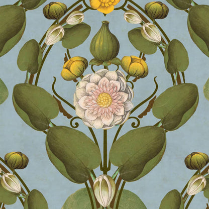 Mind the Gap behang Nymphaea Powder Blue WP20727