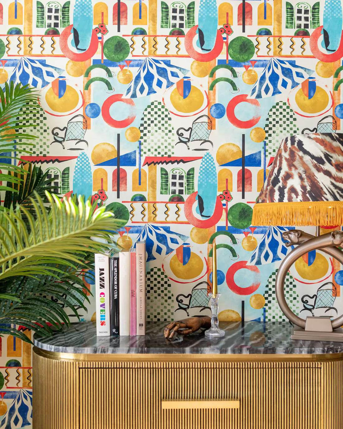 Mind the Gap behang Veranda Anthracite WP20859 Sfeerbeeld