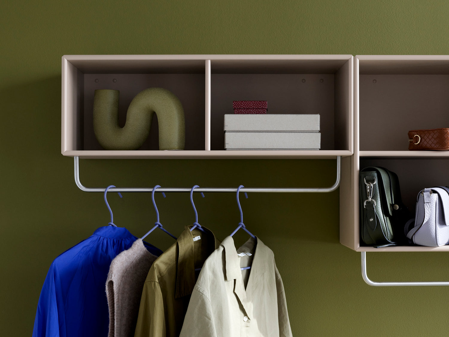 Montana coat shelf/rack