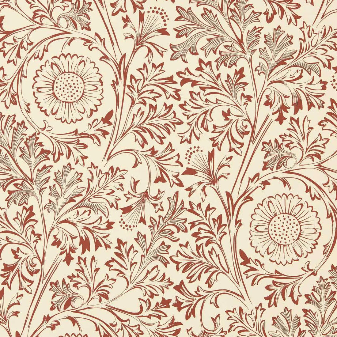 Morris and Co behang Chamomile Flax/Madder 217587