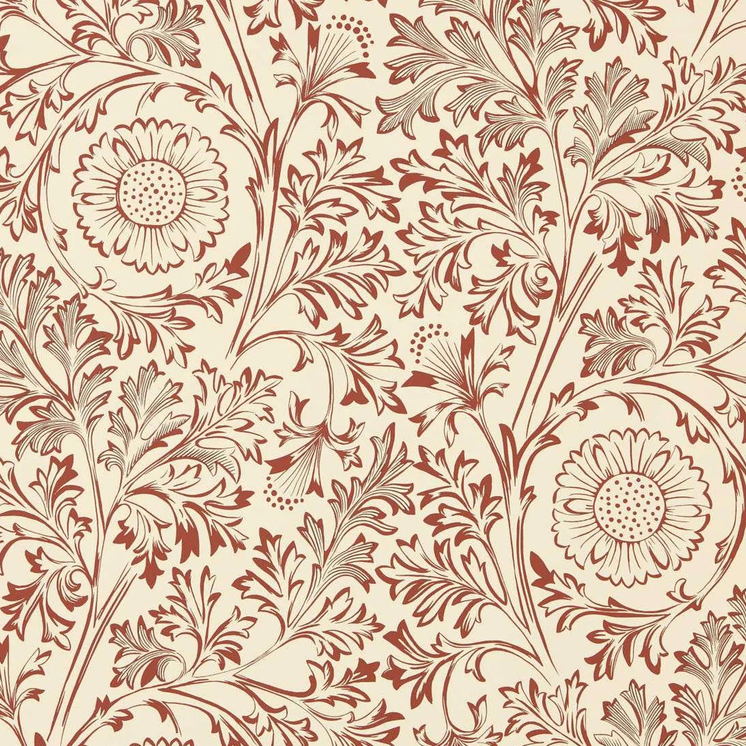 Morris and Co behang Chamomile Flax/Madder 217587