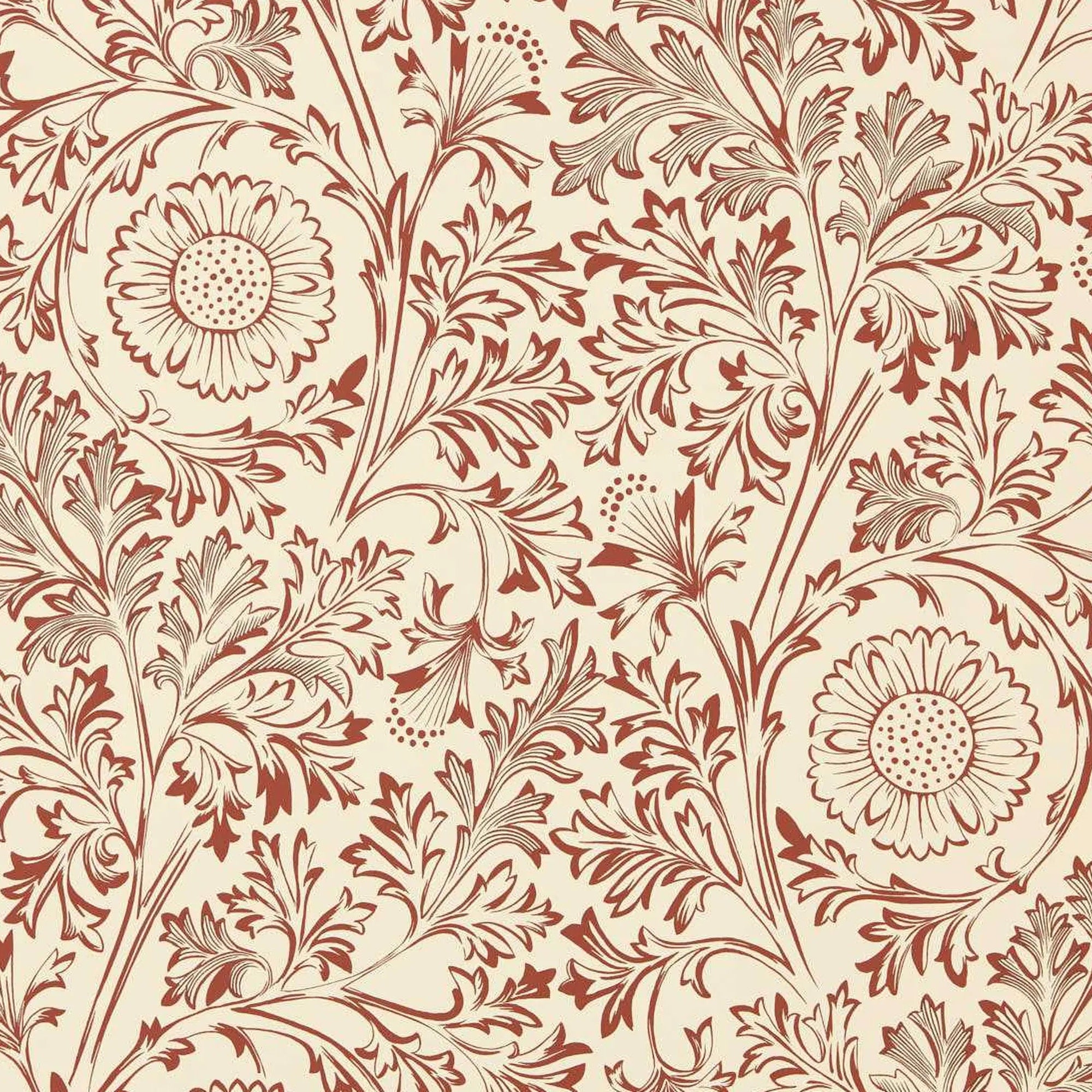 Morris and Co behang Chamomile Flax/Madder 217587