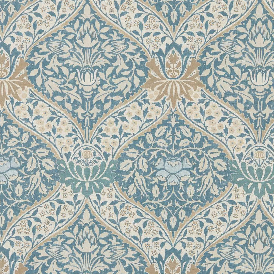 Morris and Co behang Norbury Woad/Linen 217592