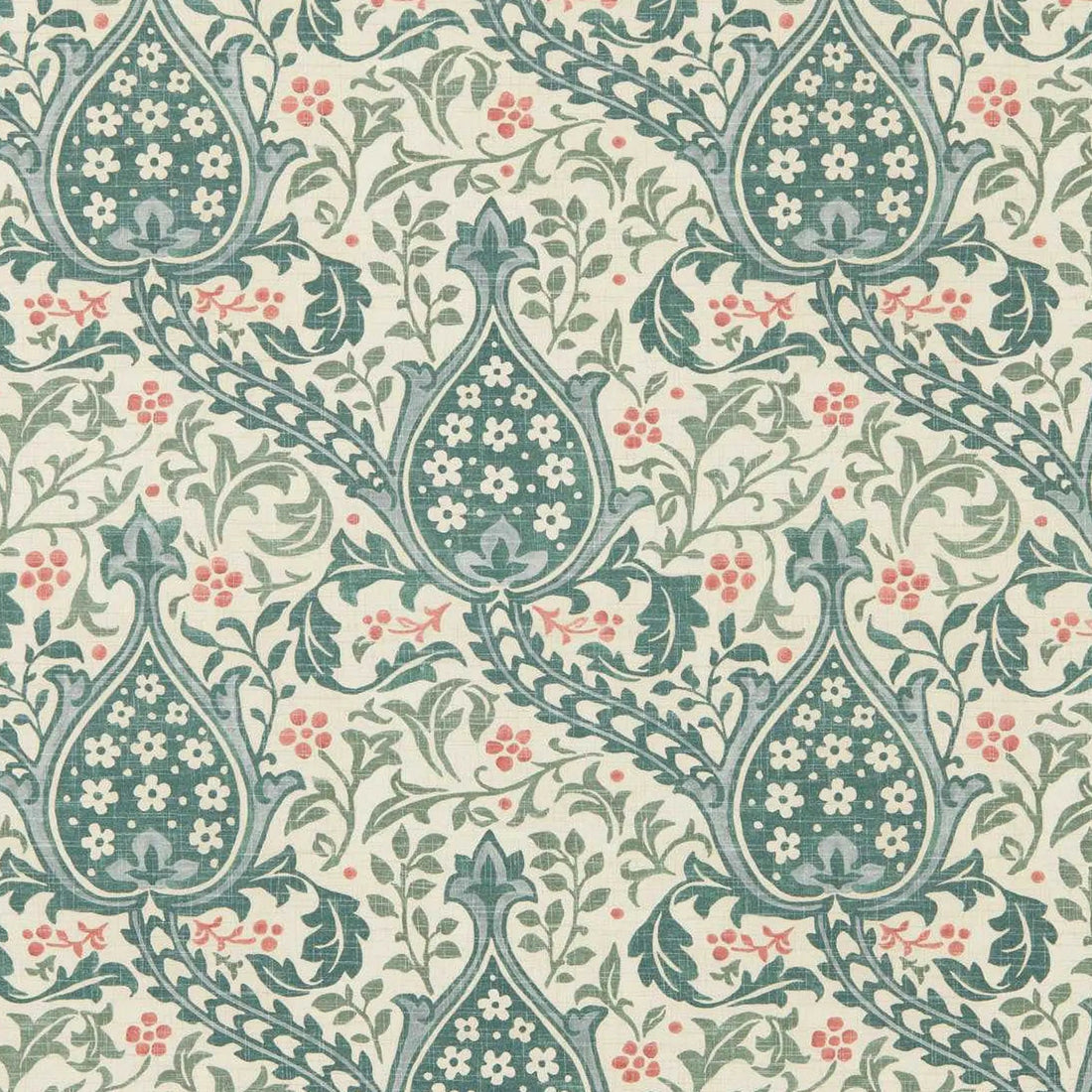 Morris and Co behang Persian Tulip Teal 217599