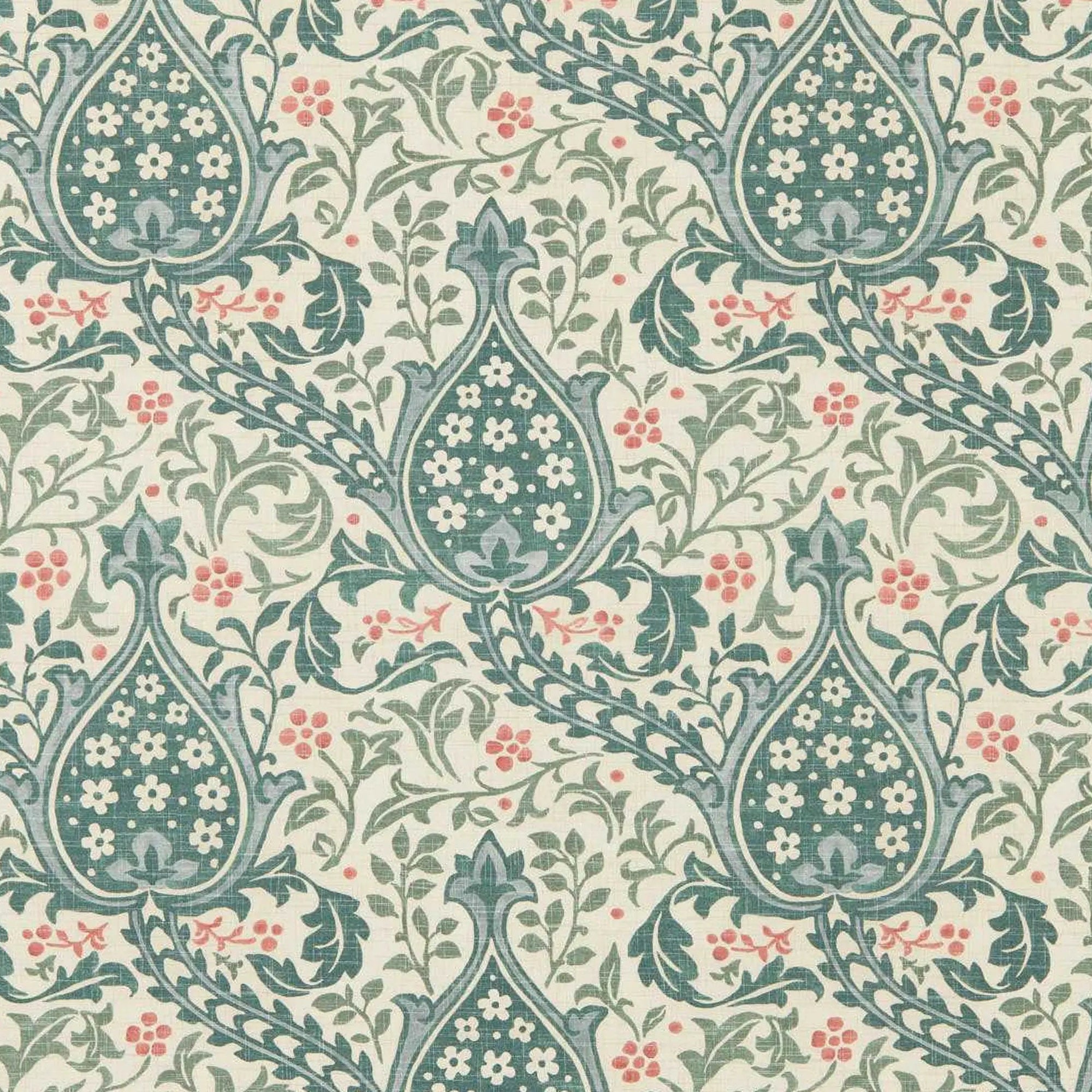 Morris and Co behang Persian Tulip Teal 217599