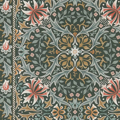 Morris and Co behang Walthamstow Forest/Teal 217600