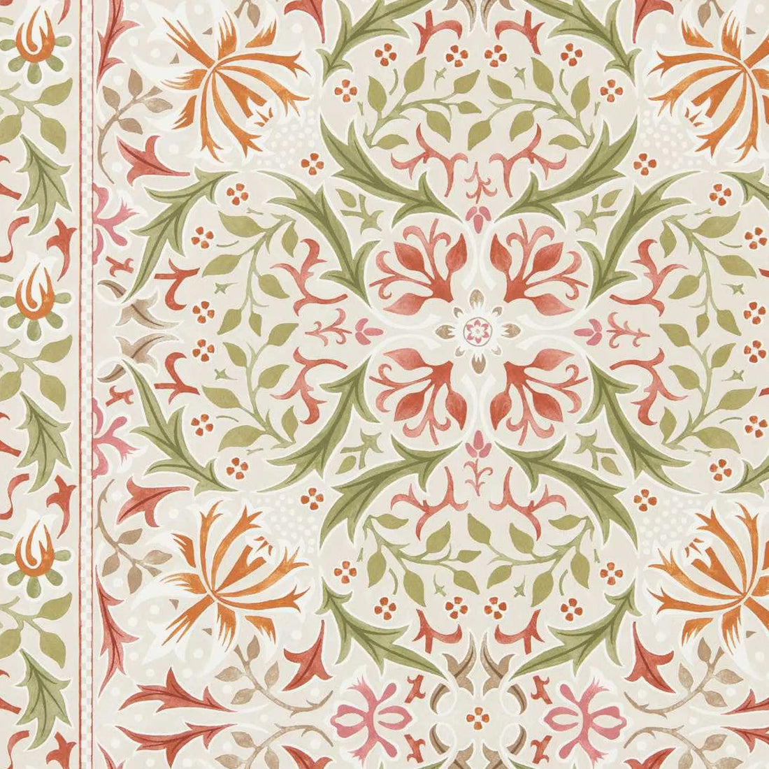Morris and Co behang Walthamstow Rose/Nettle 217602