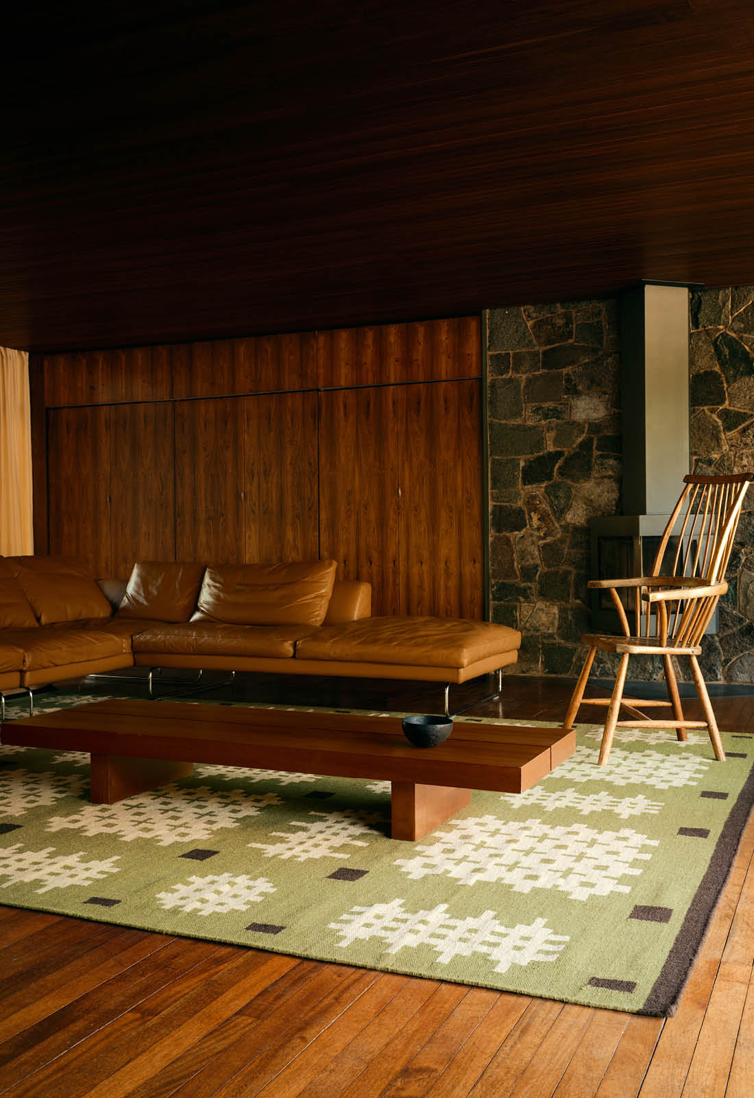 Layered Morrisstudio Ryg Bardsey Green sfeerbeeld interieur