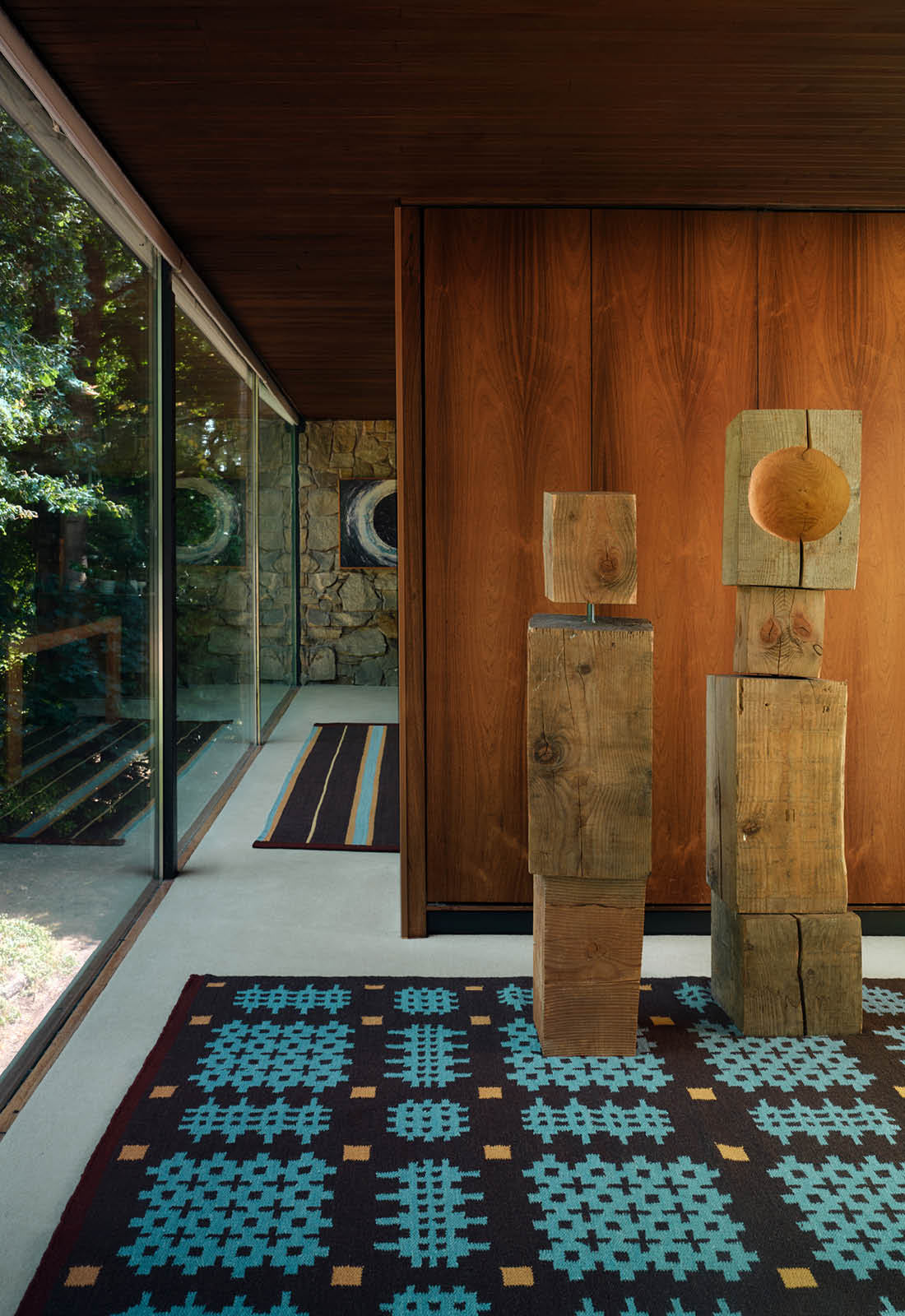 Layered Morrisstudio Ryg Olwen Blue sfeerbeeld interieur