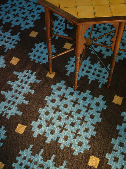 Layered Morrisstudio Ryg vloerkleed Olwen Blue