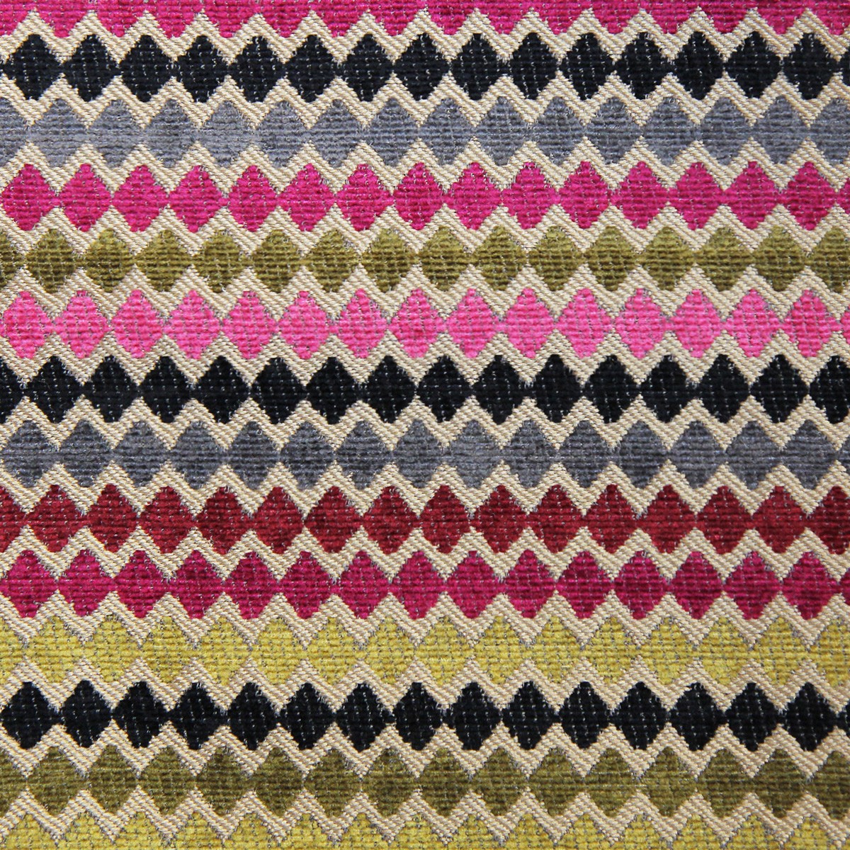 Lauritzon stof Muralla 01 Fiesta grafische chenille bekledingsstof per meter