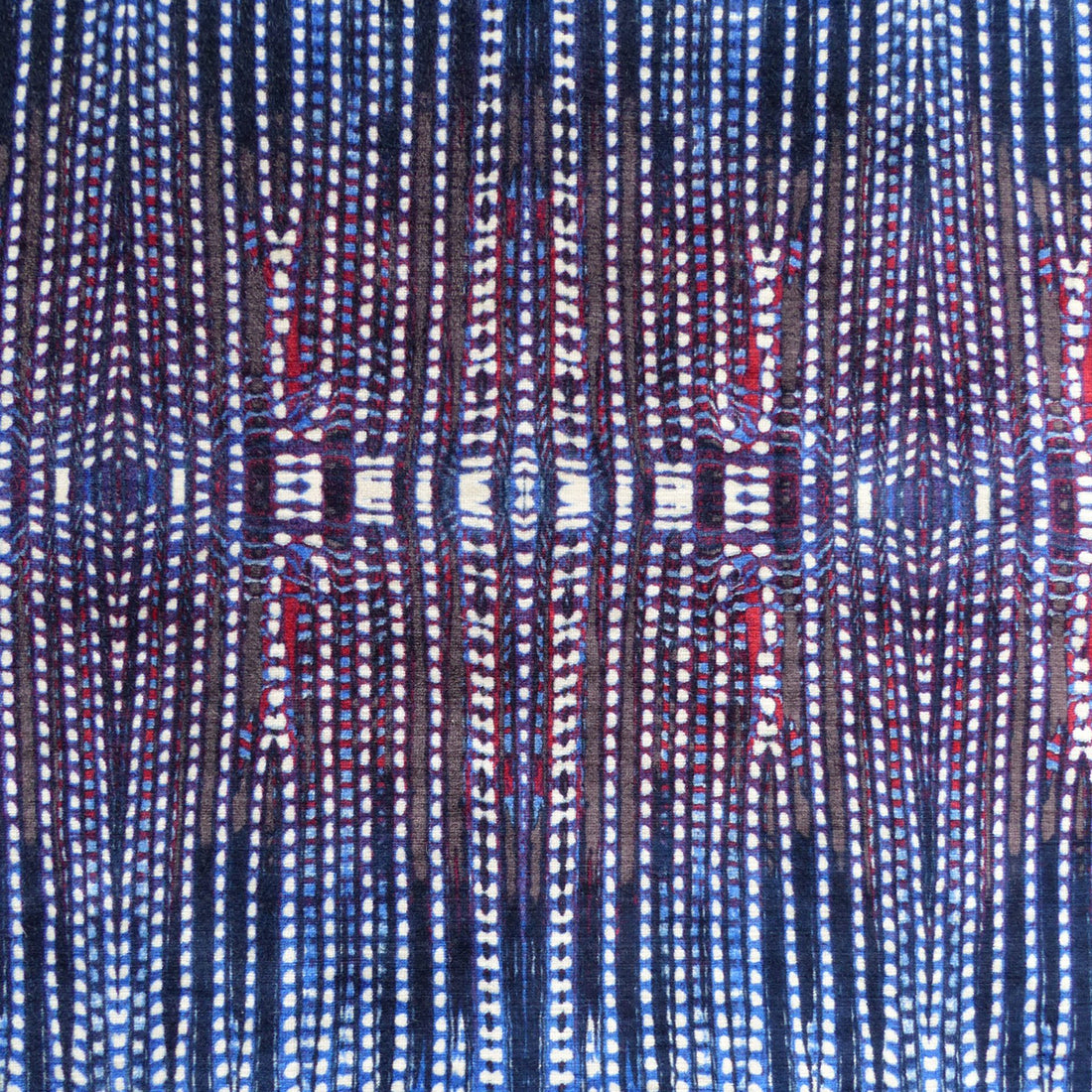 Karin Sajo stof Amazone KS 123 - Bleu Cobalt