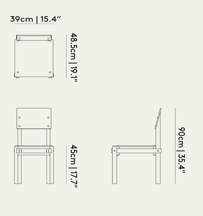 Pastoe Military Chair