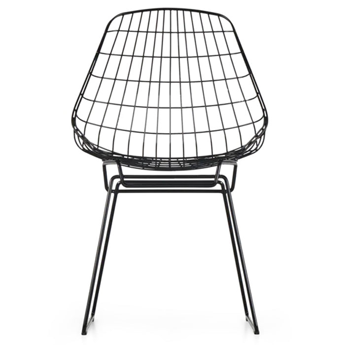Pastoe SM05 Wire Dining Chair zwart