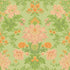 Cole and Son behang Poppies Peach, Marigold and Grass on Soft Green 128/7036
