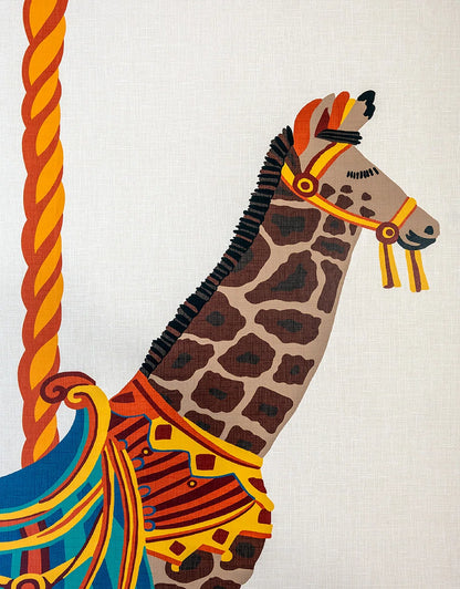 Pierre Frey behang La Girafe du Carrousel Multicolore FP247001