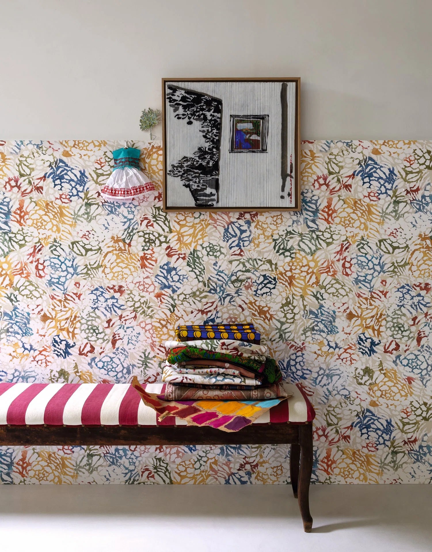 Pierre Frey behang Les Pivoines FP253001