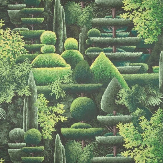 Pierre Frey behang Les topiaires Jardin FP274002
