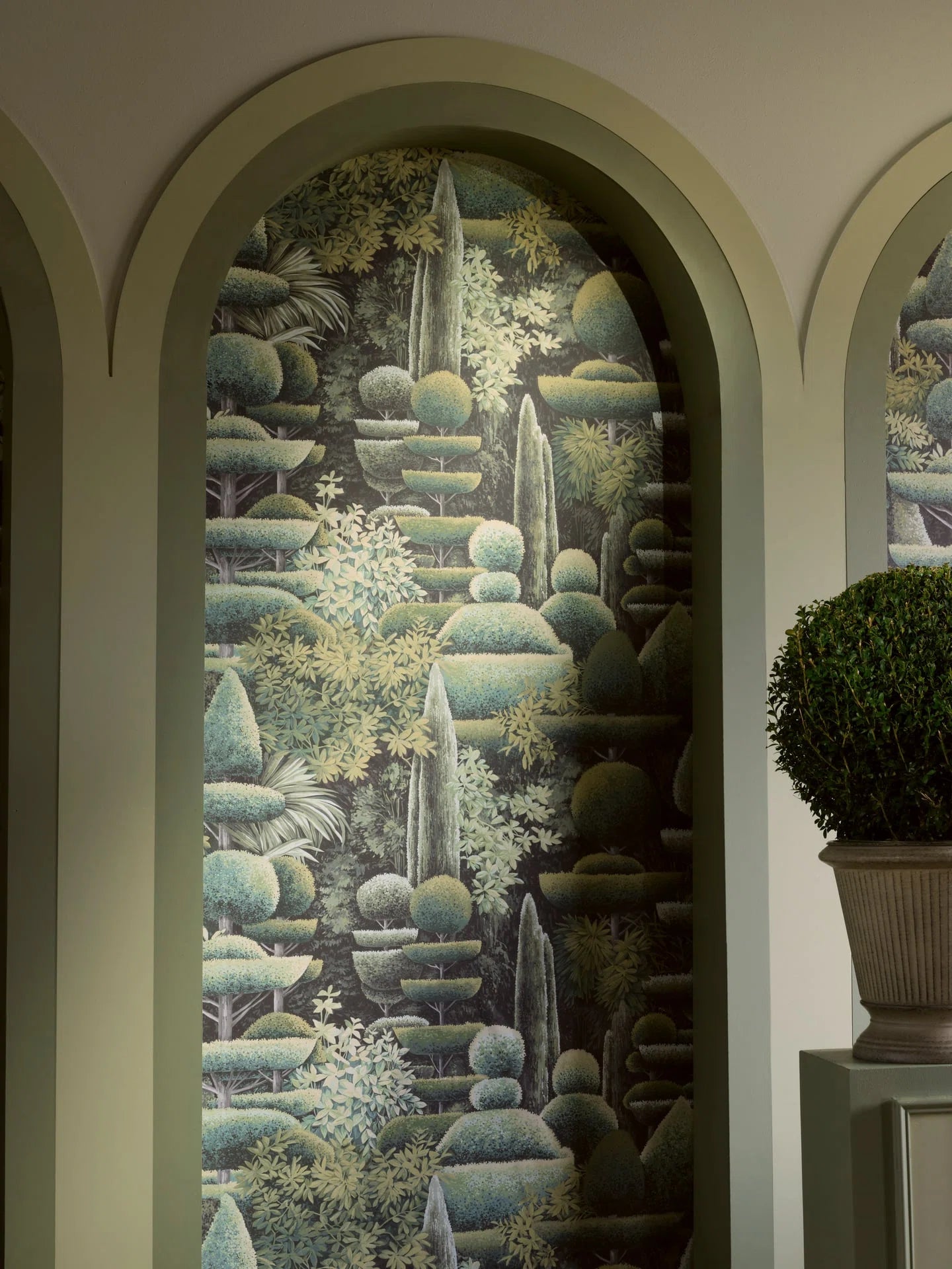 Pierre Frey behang Les topiaires Sauge FP274001