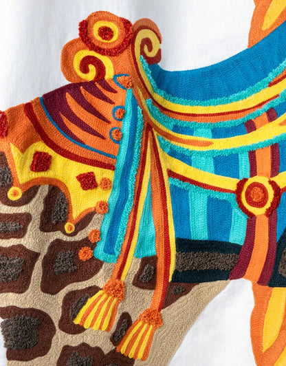 Pierre Frey stof La Girafe du Carrousel Multicolore F4071001